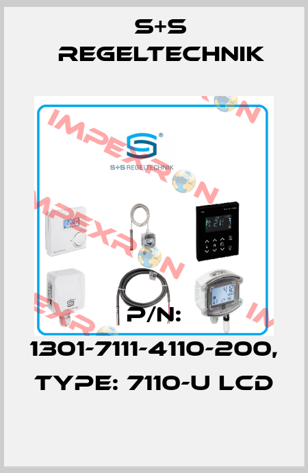 P/N: 1301-7111-4110-200, Type: 7110-U LCD S+S REGELTECHNIK