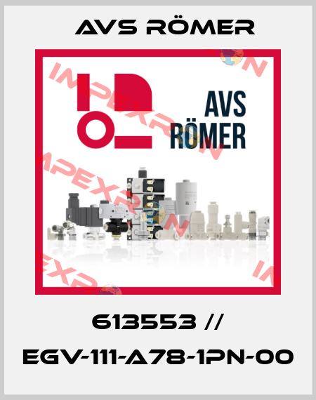 613553 // EGV-111-A78-1PN-00 Avs Römer