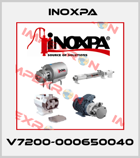 V7200-000650040 Inoxpa