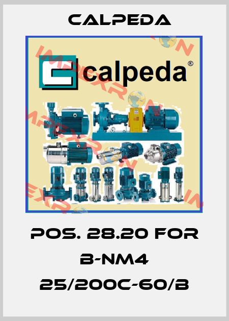 Pos. 28.20 for B-NM4 25/200C-60/B Calpeda