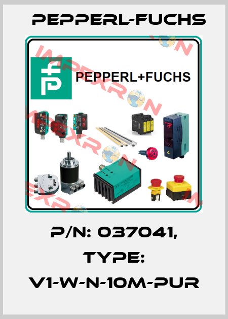 p/n: 037041, Type: V1-W-N-10M-PUR Pepperl-Fuchs