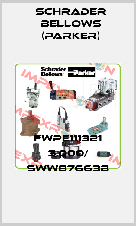 FWPE111321 3.000/ SWW87663B Schrader Bellows (Parker)