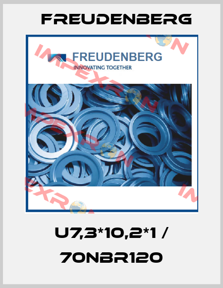 U7,3*10,2*1 / 70NBR120 Freudenberg