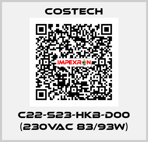 C22-S23-HKB-D00 (230Vac 83/93W) Costech