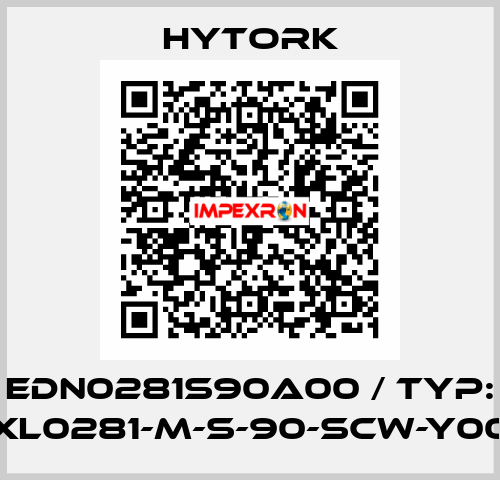EDN0281S90A00 / Typ: XL0281-M-S-90-SCW-Y00 Hytork