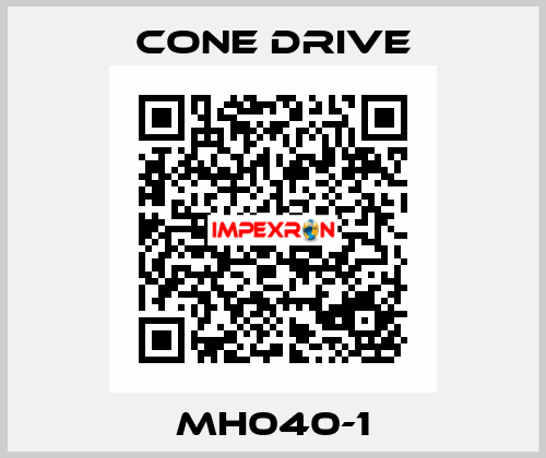 MH040-1 CONE DRIVE