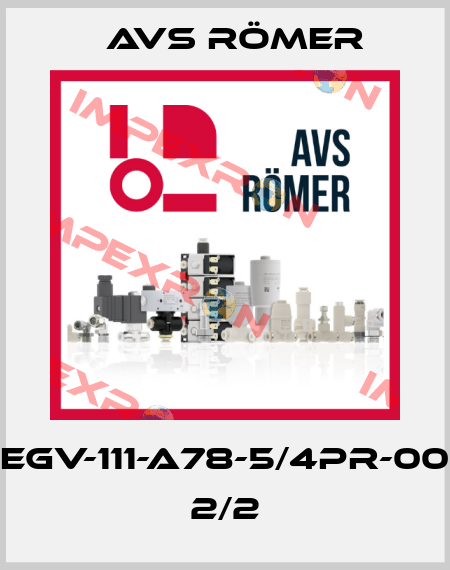 EGV-111-A78-5/4PR-00 2/2 Avs Römer