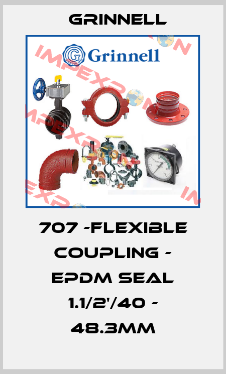 707 -FLEXIBLE COUPLING - EPDM SEAL 1.1/2'/40 - 48.3MM Grinnell