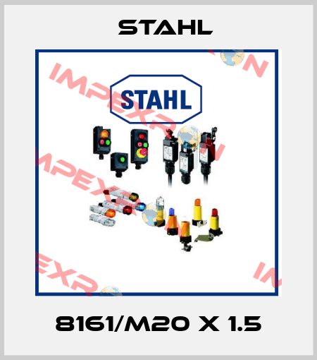 8161/M20 x 1.5 Stahl