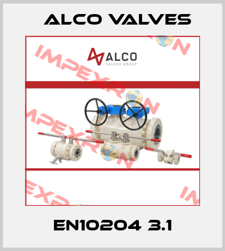 EN10204 3.1 Alco Valves