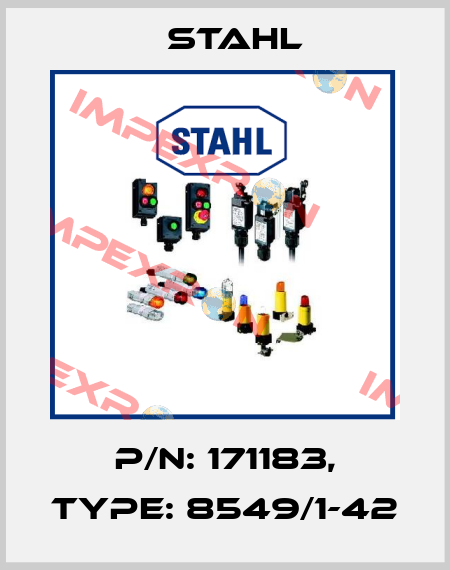 P/N: 171183, Type: 8549/1-42 Stahl
