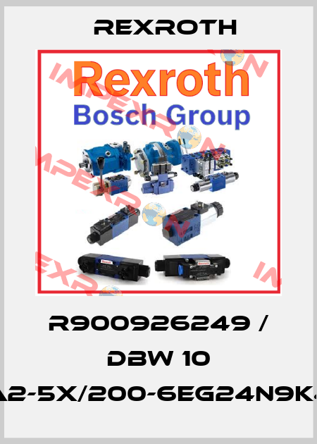 R900926249 / DBW 10 A2-5X/200-6EG24N9K4 Rexroth