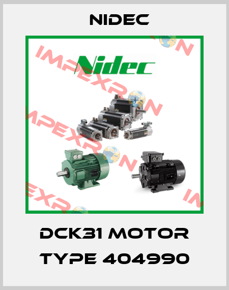 DCK31 Motor type 404990 Nidec