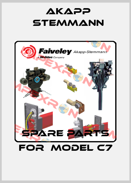 spare parts for  model C7 Akapp Stemmann