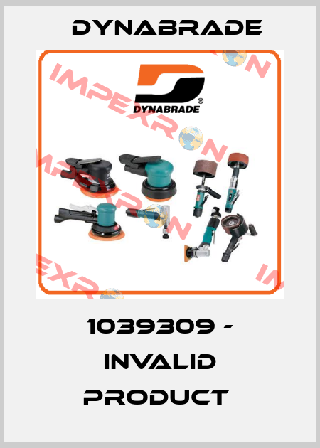 1039309 - invalid product  Dynabrade