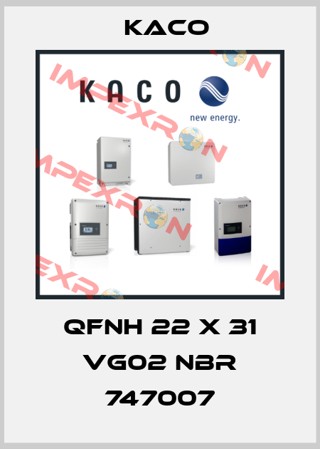 QFNH 22 x 31 VG02 NBR 747007 Kaco