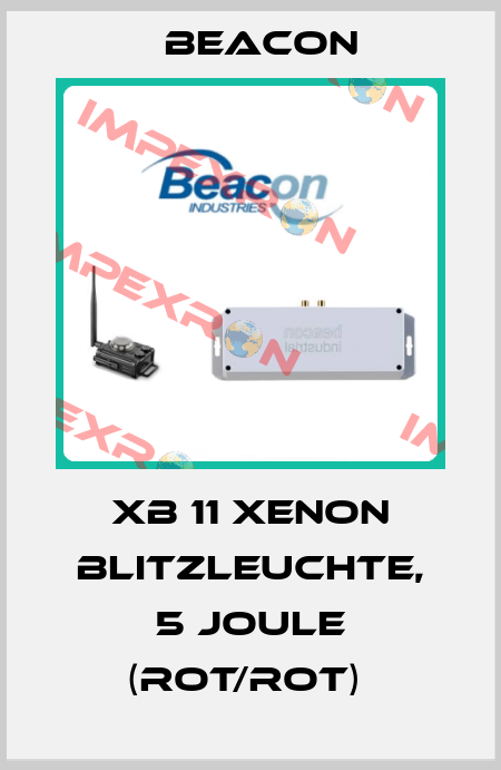 XB 11 Xenon Blitzleuchte, 5 Joule (rot/rot)  Beacon