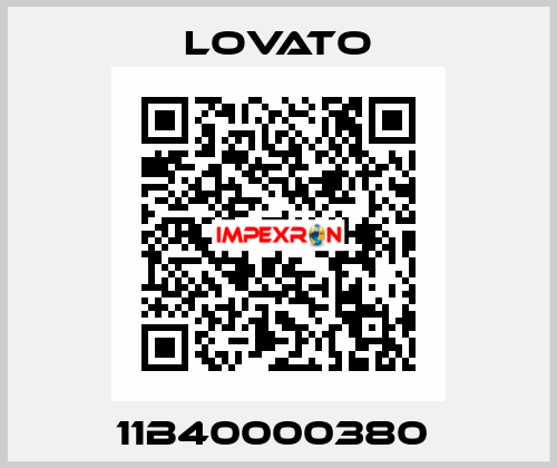 11B40000380  Lovato
