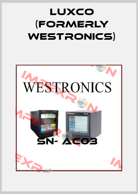 SN- AC03  Luxco (formerly Westronics)