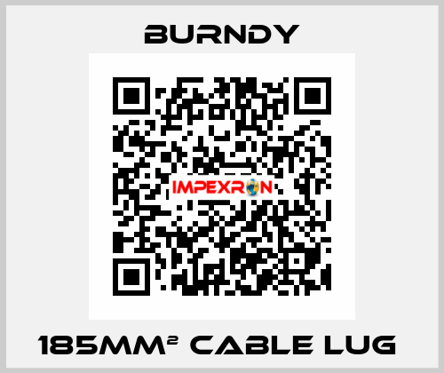 185mm² cable lug  Burndy
