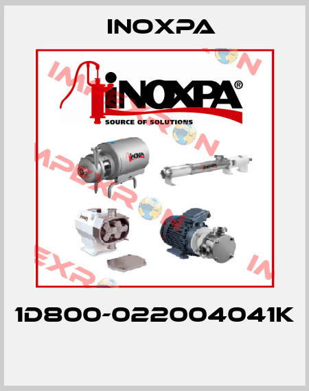 1D800-022004041K  Inoxpa