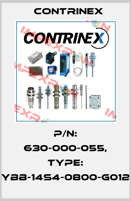 p/n: 630-000-055, Type: YBB-14S4-0800-G012 Contrinex