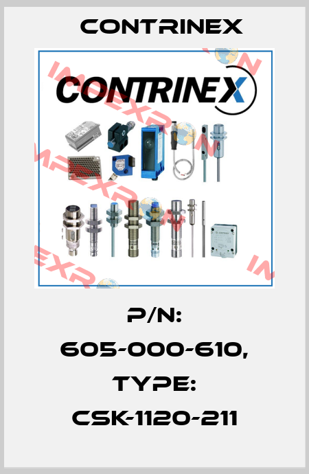 p/n: 605-000-610, Type: CSK-1120-211 Contrinex