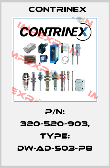 p/n: 320-520-903, Type: DW-AD-503-P8 Contrinex