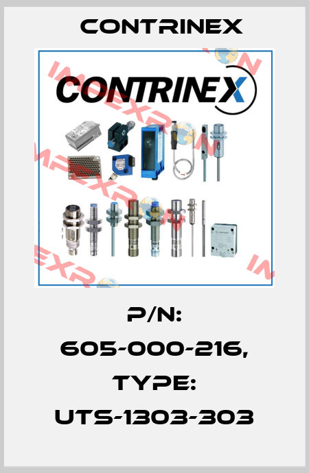 p/n: 605-000-216, Type: UTS-1303-303 Contrinex