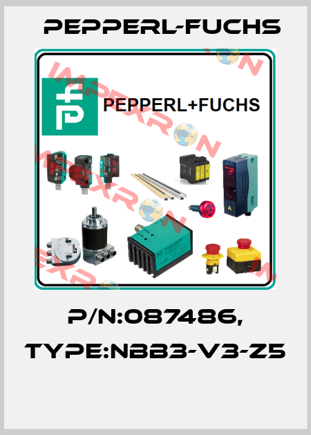 P/N:087486, Type:NBB3-V3-Z5  Pepperl-Fuchs