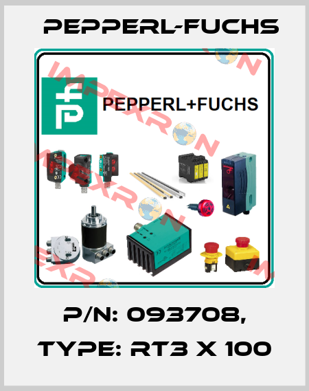 p/n: 093708, Type: RT3 X 100 Pepperl-Fuchs