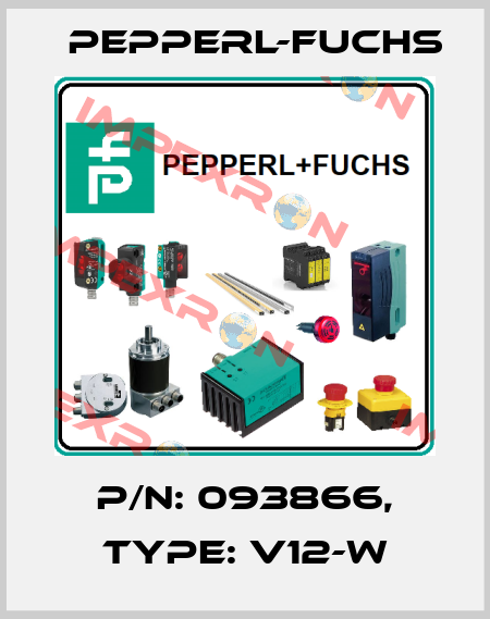p/n: 093866, Type: V12-W Pepperl-Fuchs