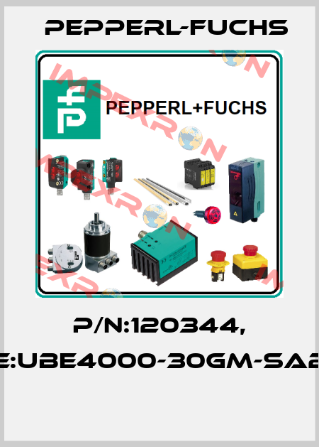 P/N:120344, Type:UBE4000-30GM-SA2-V15  Pepperl-Fuchs