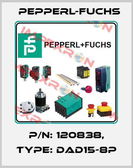 p/n: 120838, Type: DAD15-8P Pepperl-Fuchs