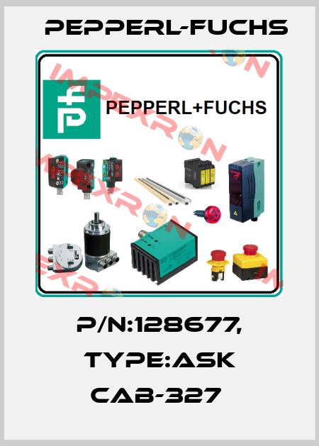 P/N:128677, Type:ASK CAB-327  Pepperl-Fuchs