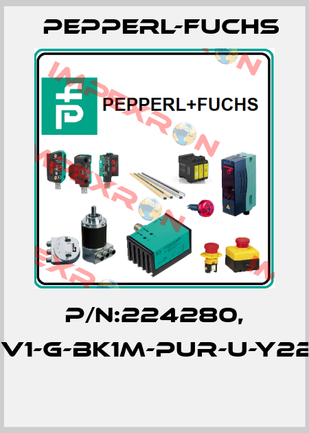 P/N:224280, Type:V1-G-BK1M-PUR-U-Y224280  Pepperl-Fuchs