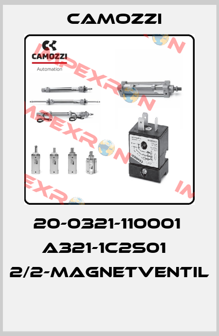 20-0321-110001  A321-1C2S01   2/2-MAGNETVENTIL  Camozzi