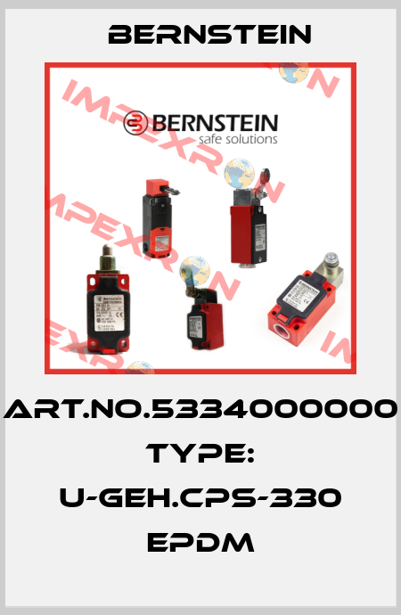 Art.No.5334000000 Type: U-GEH.CPS-330 EPDM Bernstein