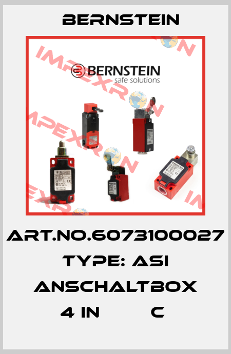 Art.No.6073100027 Type: ASI ANSCHALTBOX 4 IN         C  Bernstein