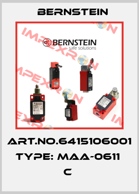 Art.No.6415106001 Type: MAA-0611                     C  Bernstein