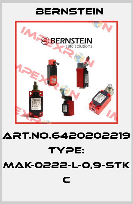 Art.No.6420202219 Type: MAK-0222-L-0,9-STK           C Bernstein