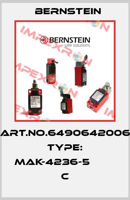 Art.No.6490642006 Type: MAK-4236-5                   C Bernstein