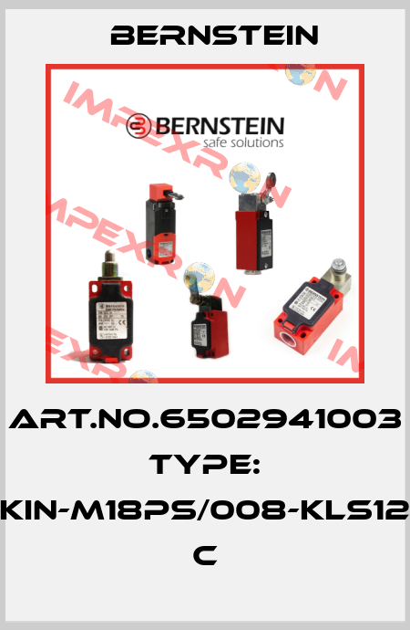 Art.No.6502941003 Type: KIN-M18PS/008-KLS12          C Bernstein