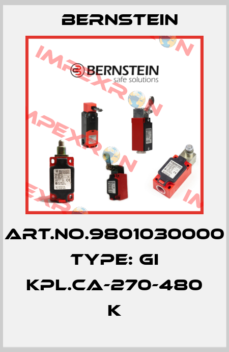 Art.No.9801030000 Type: GI KPL.CA-270-480            K Bernstein