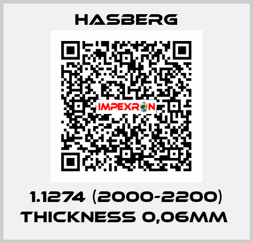 1.1274 (2000-2200) thickness 0,06mm  Hasberg