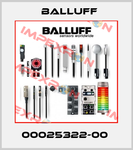 00025322-00  Balluff
