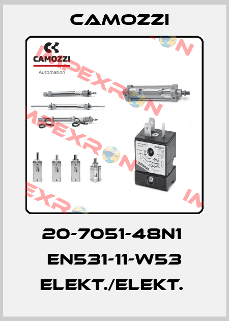 20-7051-48N1  EN531-11-W53 ELEKT./ELEKT.  Camozzi