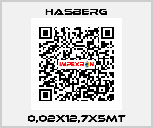 0,02X12,7X5MT Hasberg