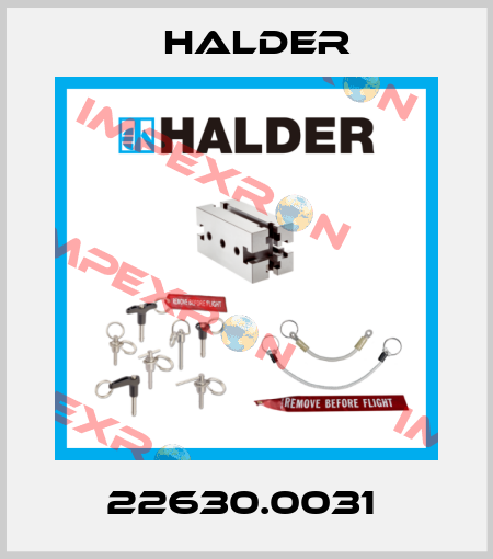 22630.0031  Halder