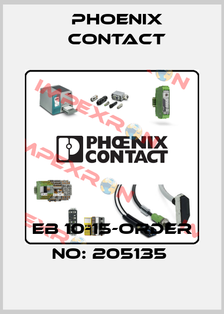 EB 10-15-ORDER NO: 205135  Phoenix Contact